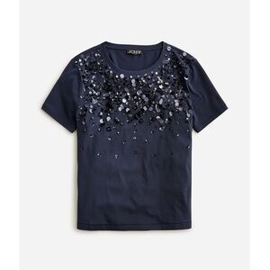 Jcrew sequin front T size XS
